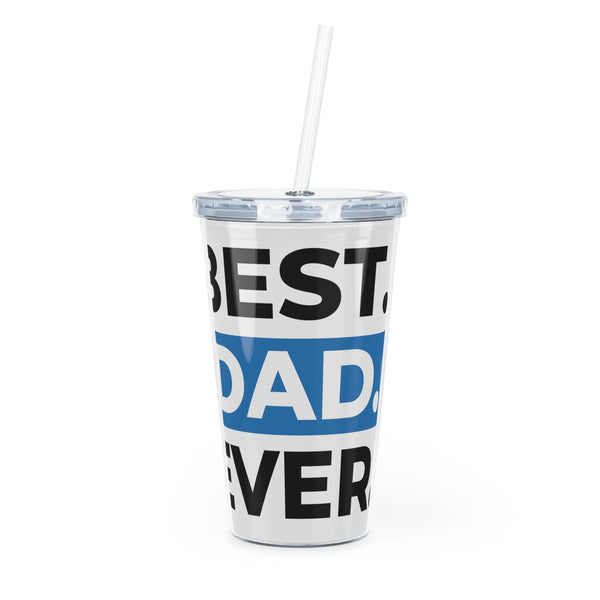 Plastic Tumbler with Straw